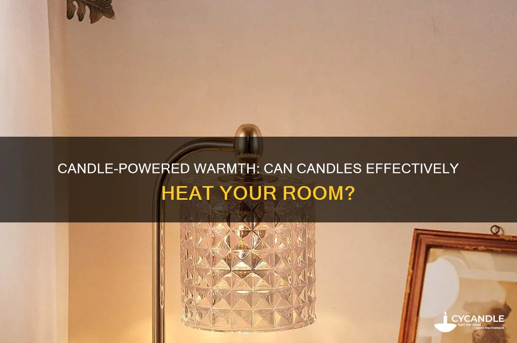 can i heat a room with candles