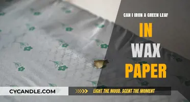 Ironing Green Leaves in Wax Paper: A Creative Crafting Guide