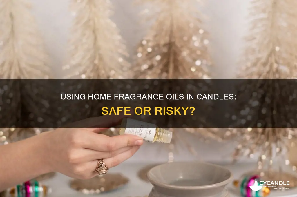 can i ise home fragramce oil in candles