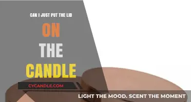 Can You Safely Put the Lid on a Burning Candle?