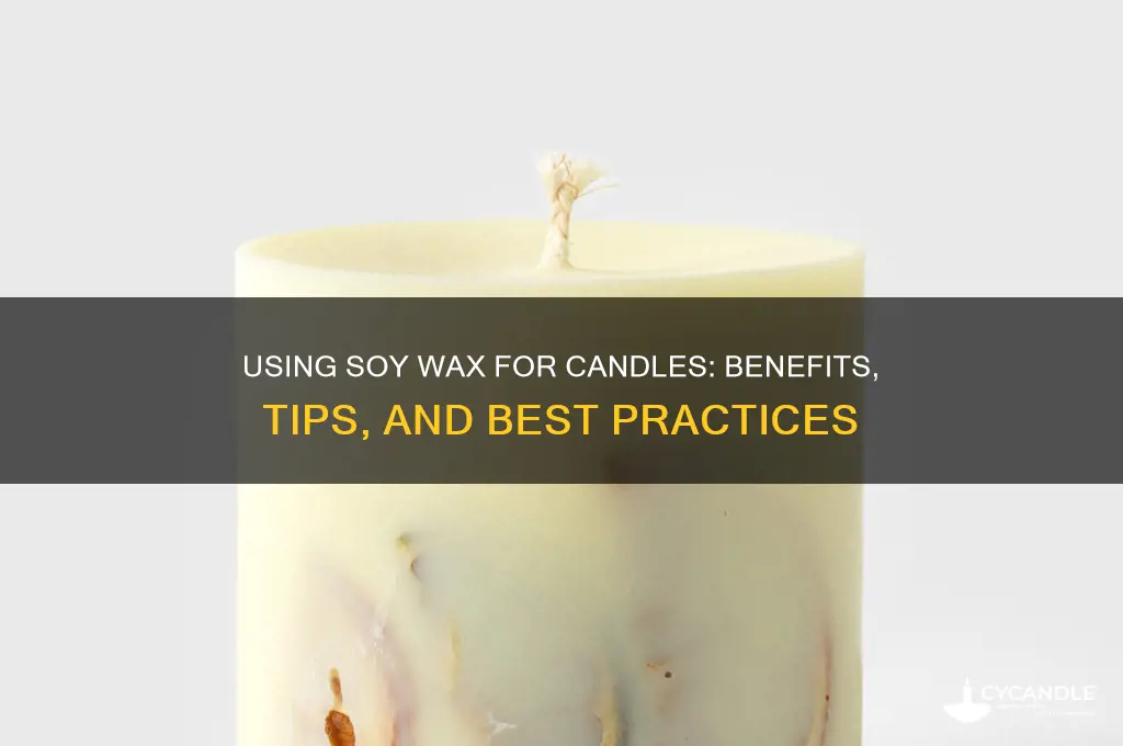 can i just use soywax for candles