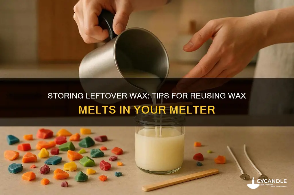 can i keep left over wax in a melter