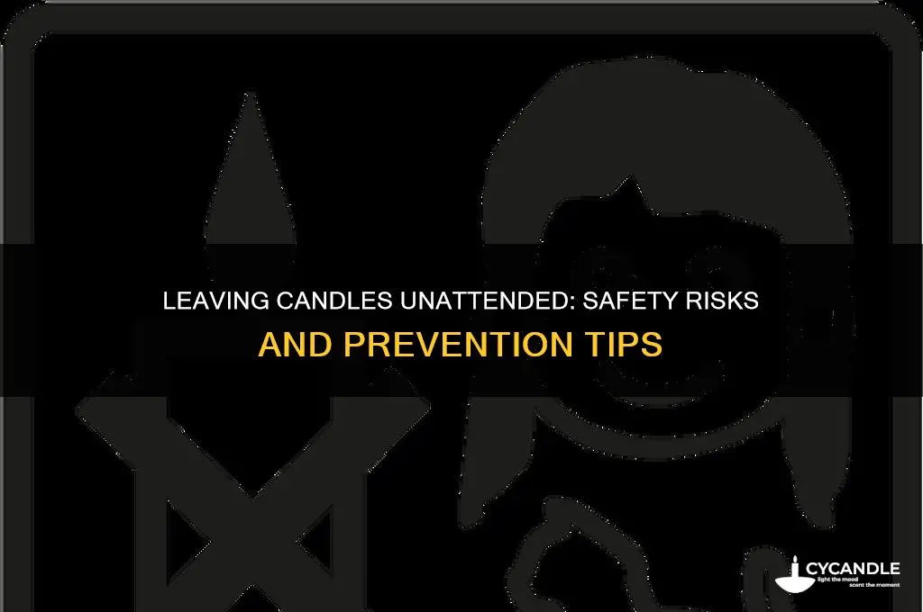 can i leave candles alone