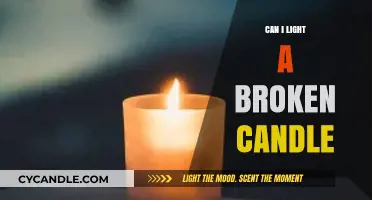 Can You Safely Light a Broken Candle? Tips and Tricks