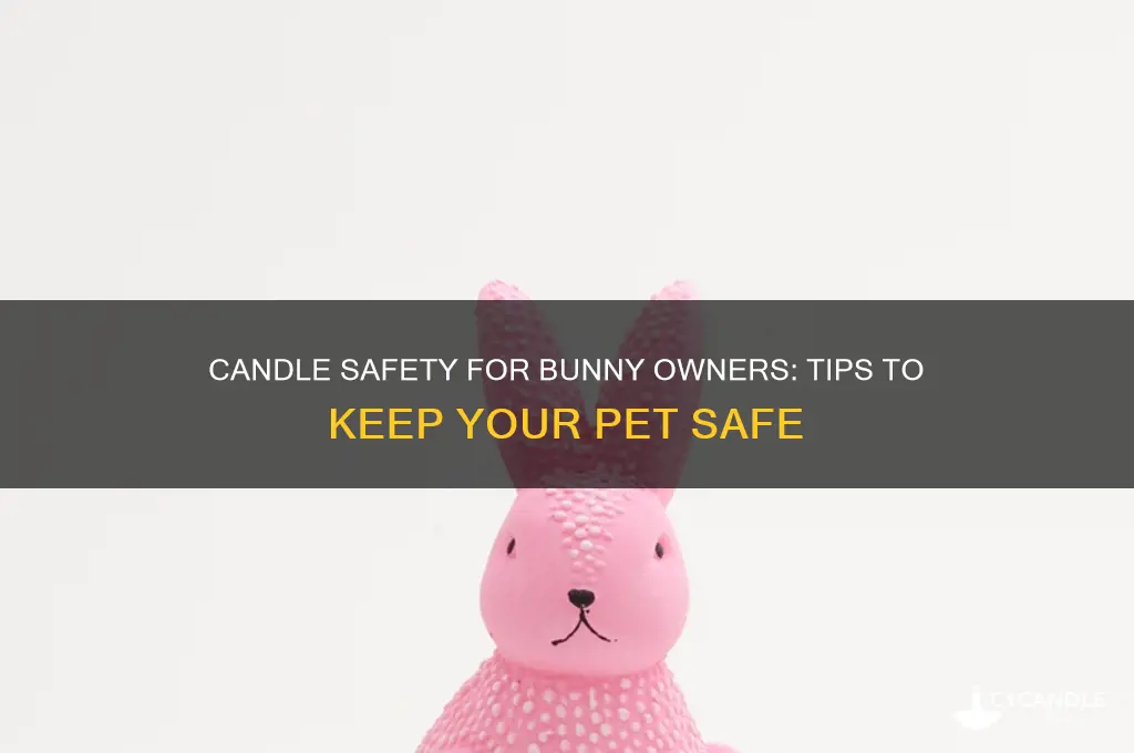 can i light a candle around my bunny