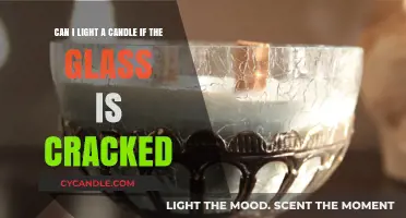 Cracked Candle Glass: Safe to Light or Potential Hazard?