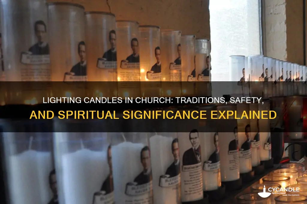 can i light a candle in church