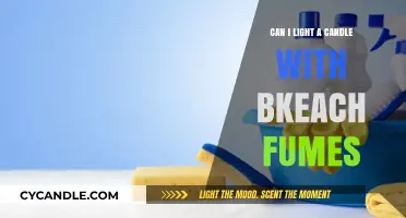 Is It Safe to Light a Candle Near Bleach Fumes?