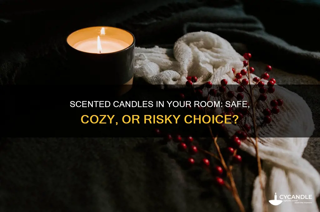 can i light a scented candle in my room