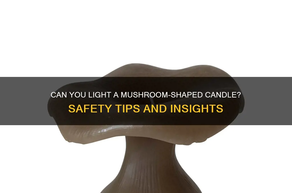can i light candle if it mushroom