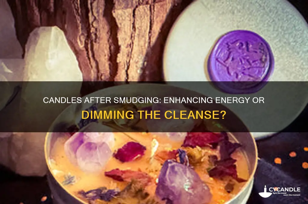 can i light candles after smudging