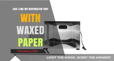 Using Waxed Paper to Line Dehydrator Trays: Tips and Tricks