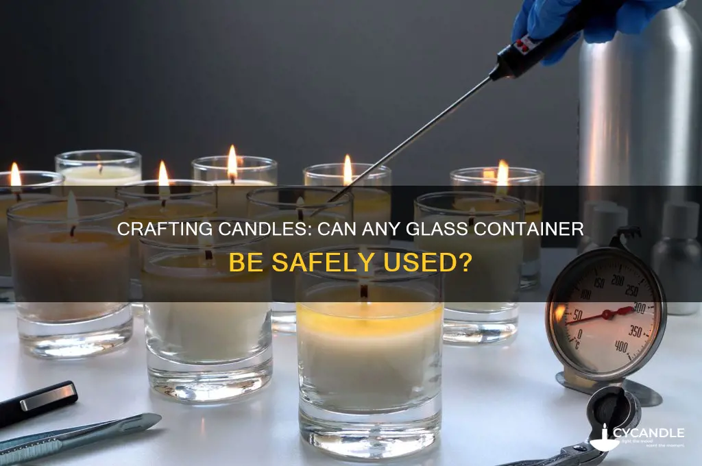can i make a candle in any glass