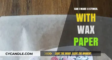 DIY Stencil Making: Using Wax Paper for Creative Crafting