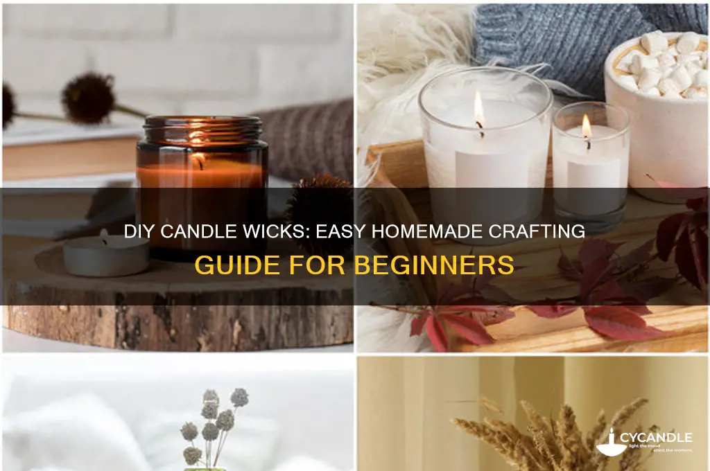 can i make candle wicks at home