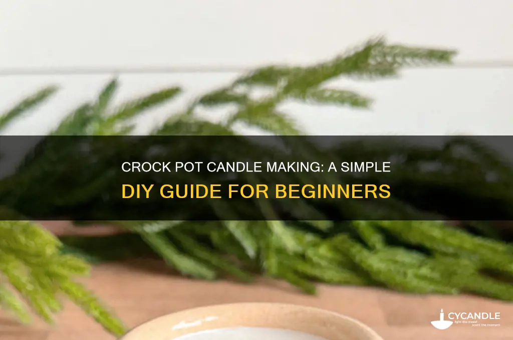 can i make candles in a crock pot