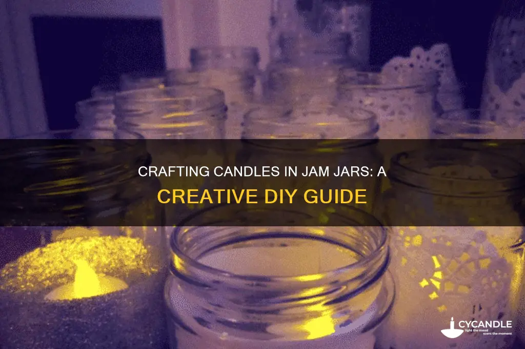 can i make candles in jam jars