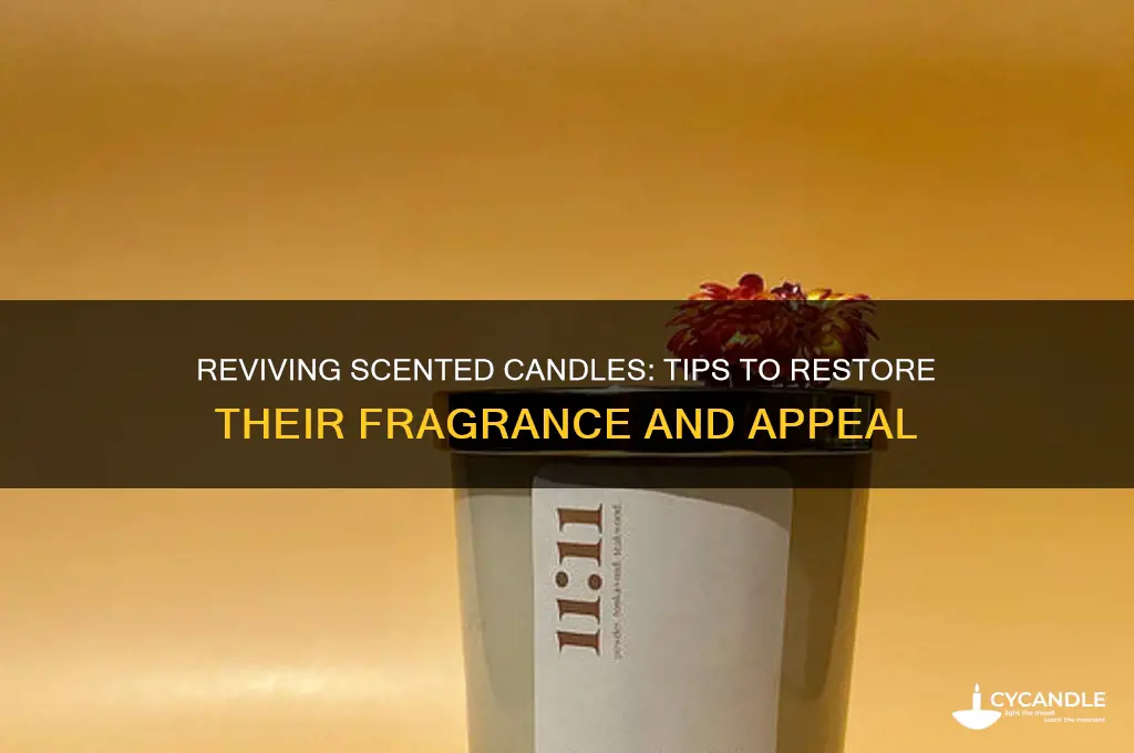 can i make candles smell good again