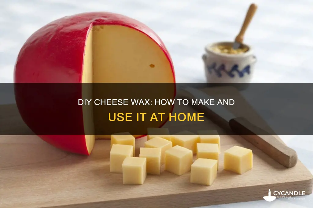 can i make cheese wax