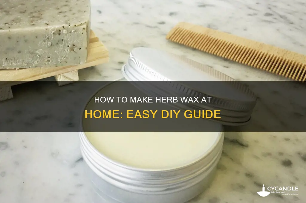 can i make herb wax