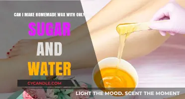 DIY Sugar Wax: Simple Homemade Recipe with Just Sugar and Water