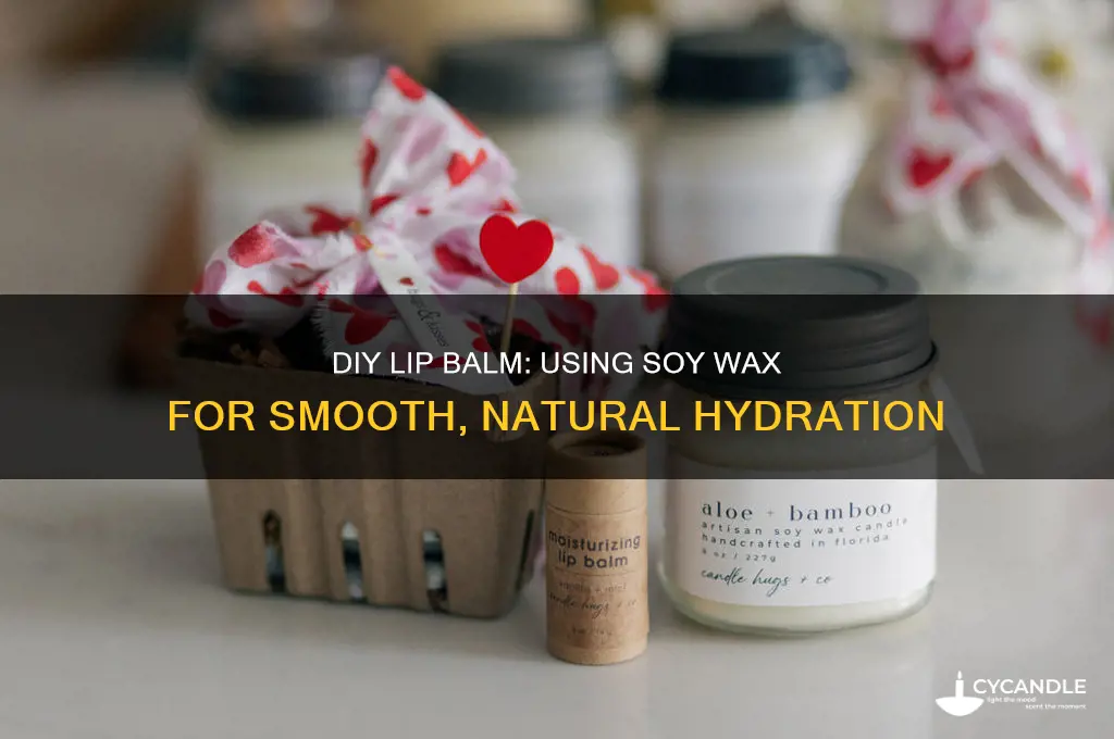 can i make lip balm out of soy wax
