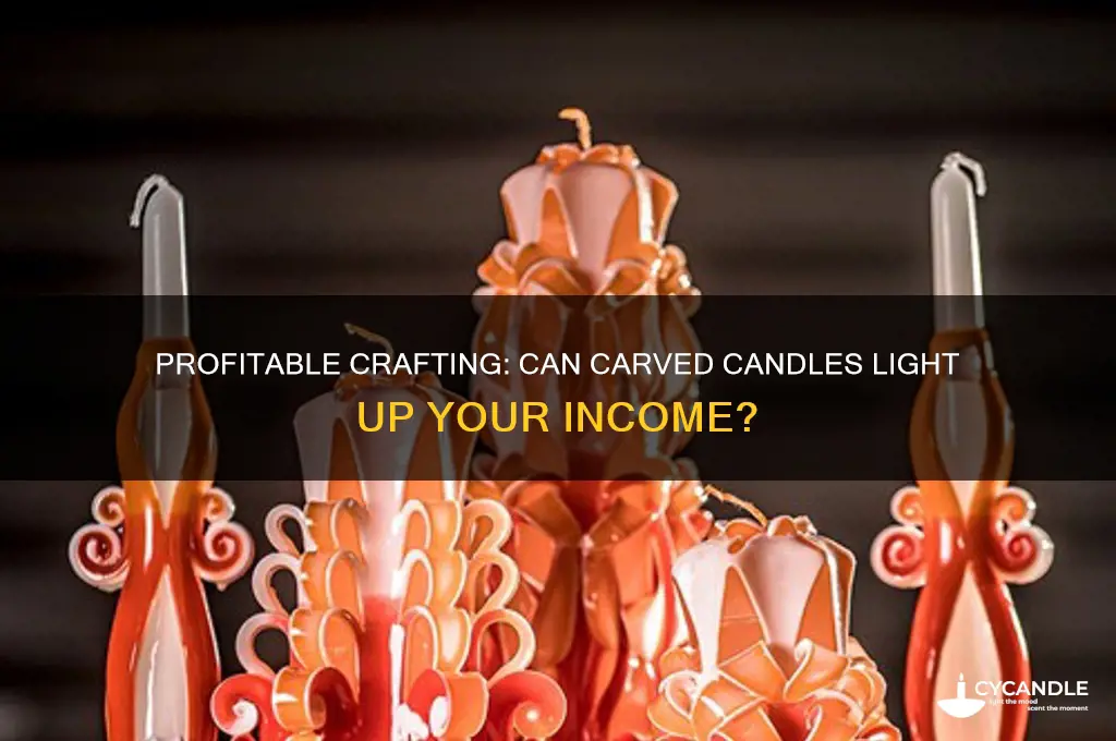 can i make money with carved candles