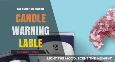 DIY Gel Candle Safety: Creating Your Own Warning Label Guide