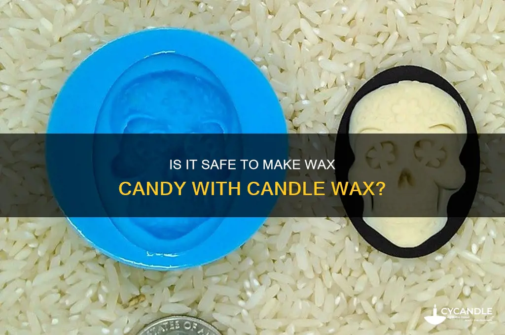 can i make wax candy with candle wax