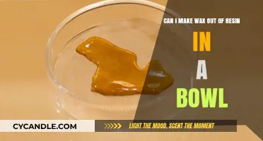 Crafting Wax from Resin: A Simple Bowl Method Guide