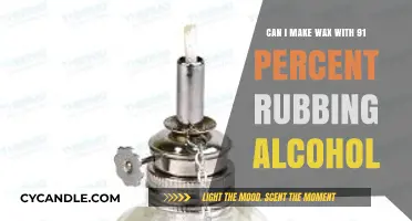 Making Wax with 91% Rubbing Alcohol: A DIY Guide