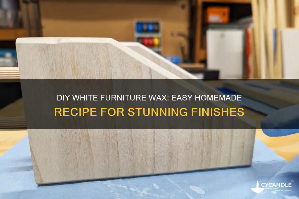 can i make white furniture wax