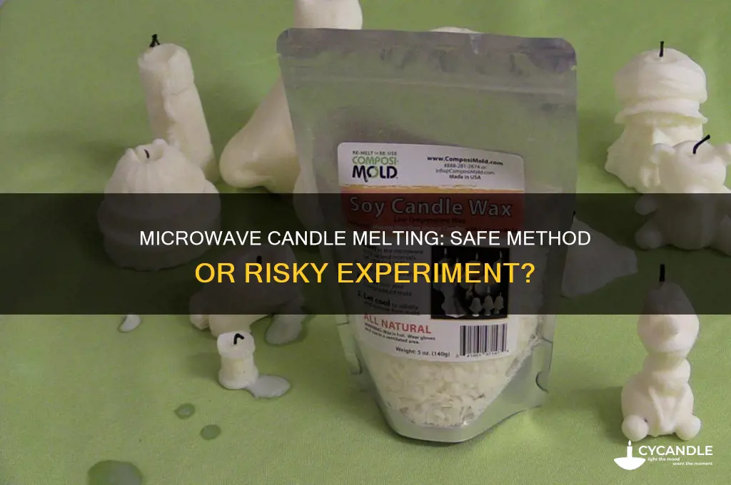 can i melt a candle in the microwave