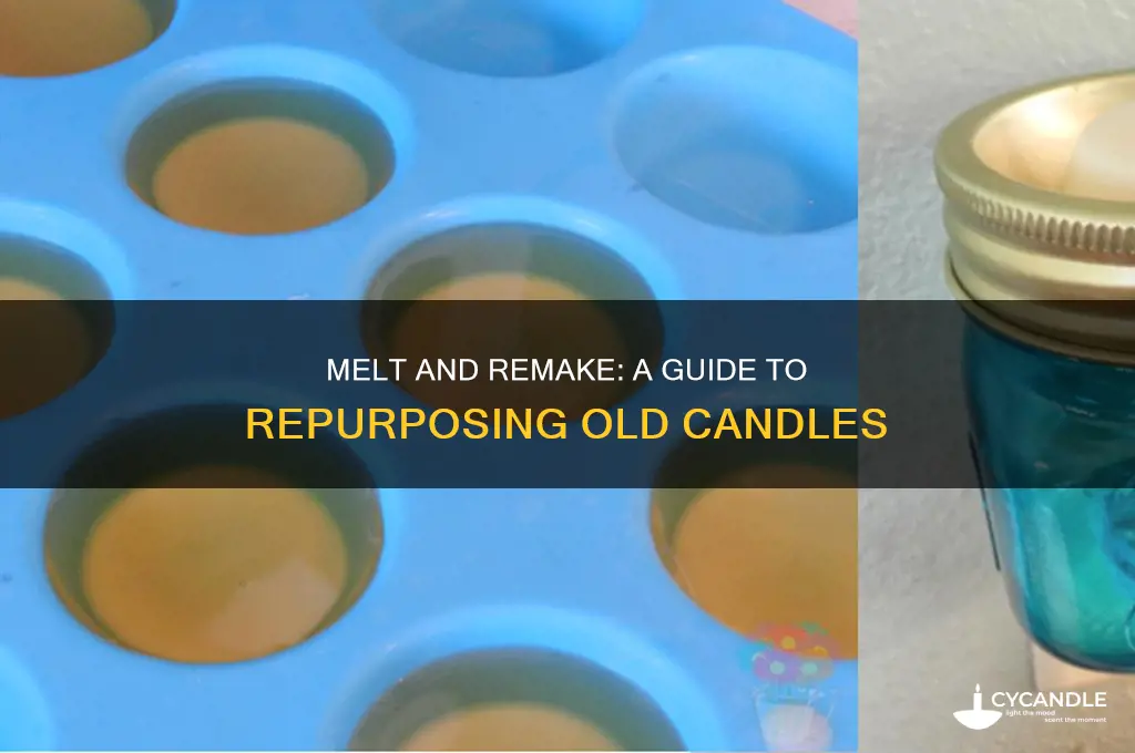 can i melt a candle to make a new one