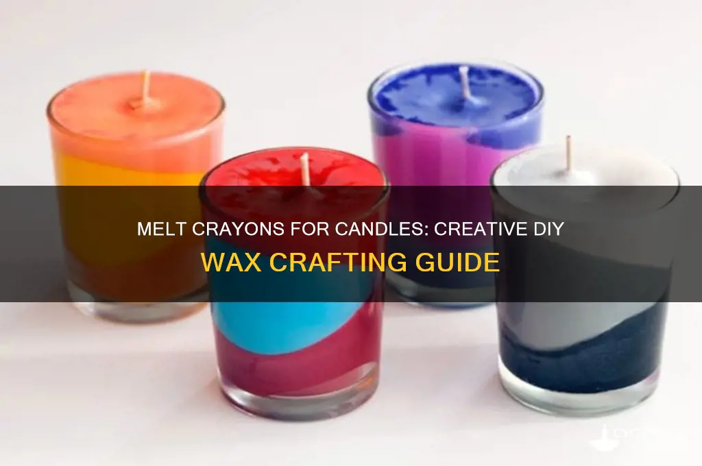 can i melt crayons to make candles