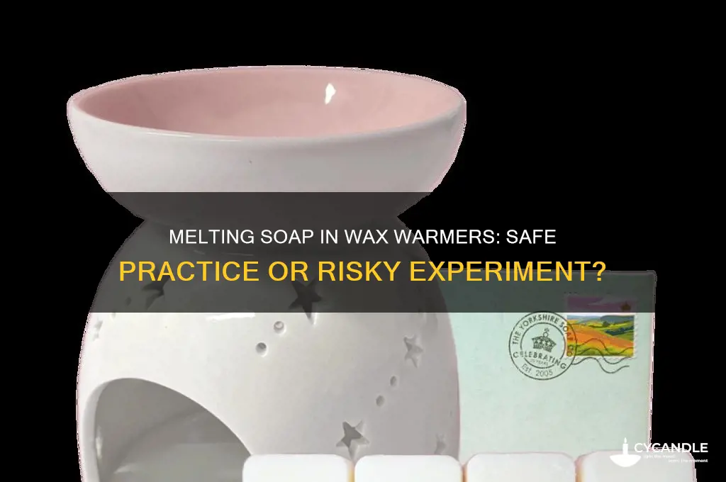 can i melt soap in a wax warmer