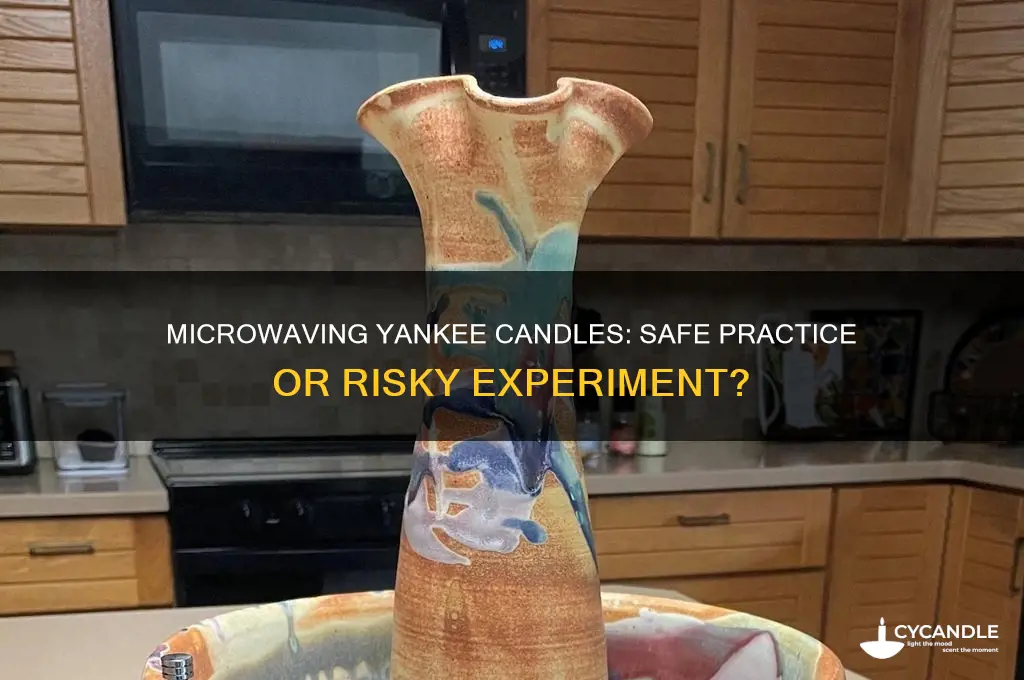 can i microwave a yankee candle