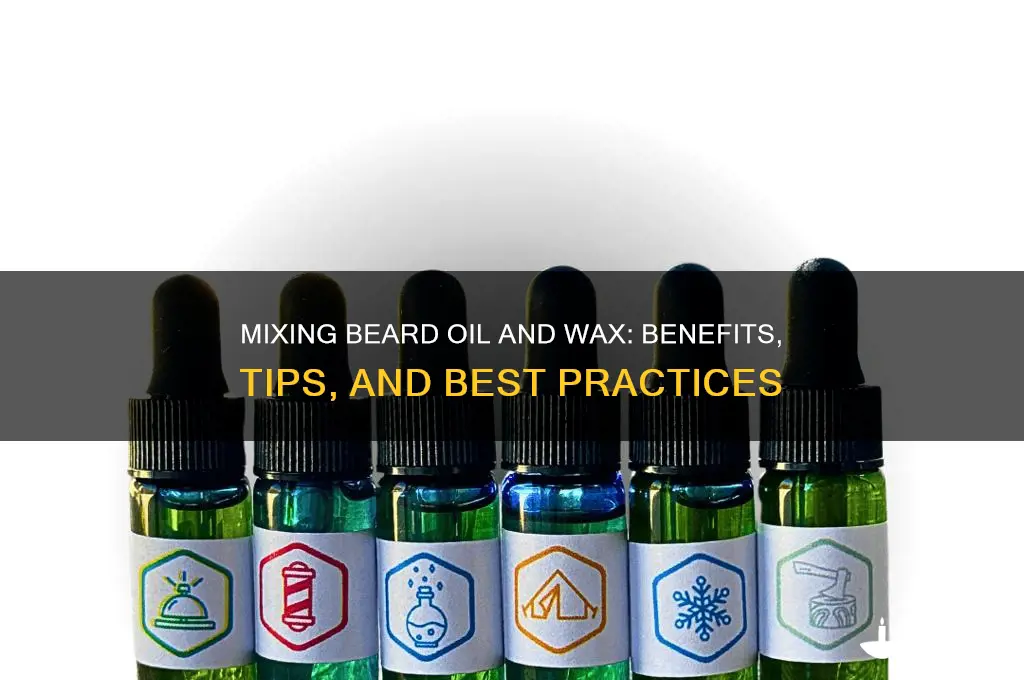 can i mix beard oil with beard wax