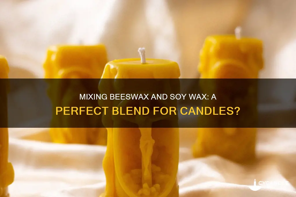 can i mix beeswax with soy wax for candles