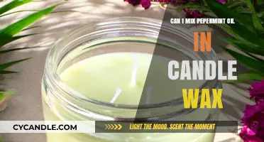 Mixing Peppermint Oil in Candle Wax: A Safe DIY Guide