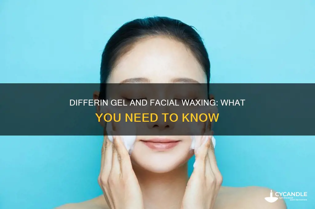 can i not wax my face while differin gel