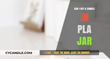 Can You Safely Place a Candle in a PLA Jar?