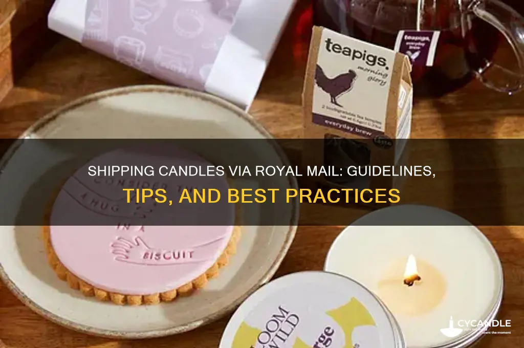 can i post candles royal mail