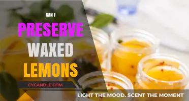 Preserving Waxed Lemons: Tips for Long-Lasting Flavor and Freshness