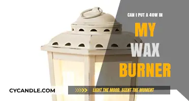 Using a 40W Bulb in Your Wax Burner: Safe or Risky?