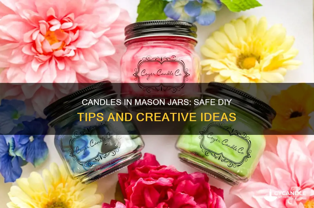 can i put a candle in a mason jar