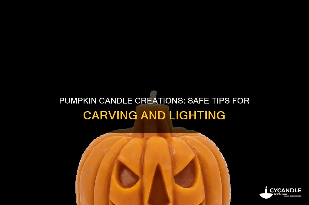 can i put a candle in a pumpkin
