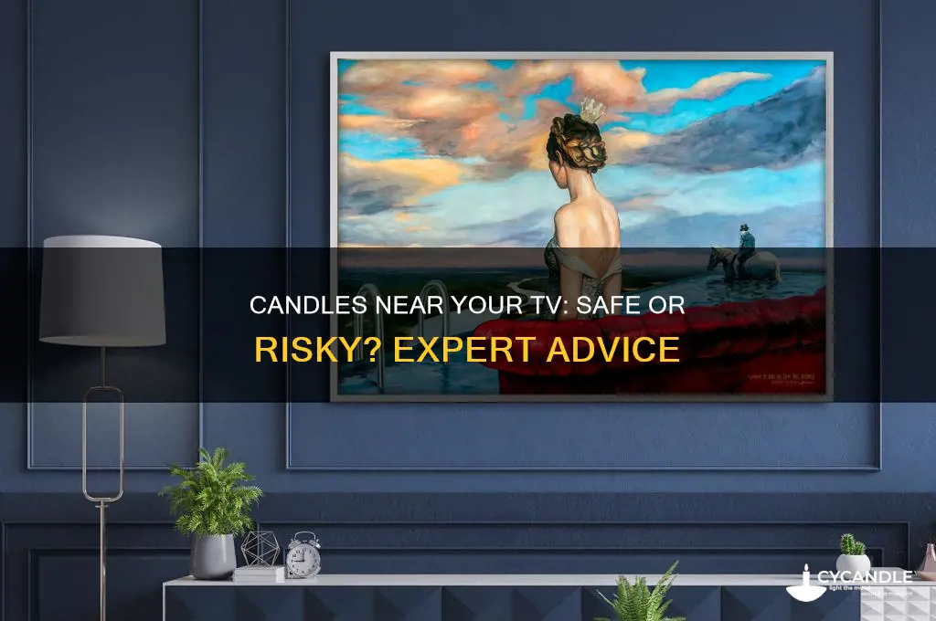 can i put a candle near my tv