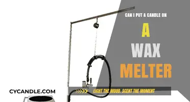 Can You Safely Use a Candle on a Wax Melter?