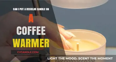 Regular Candles on Coffee Warmers: Safe or Risky Practice?